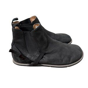 Xero Black Nubuck Leather Melbourne Chelsea Slip On Boot Mens Size 12 Xero Shoes Ridgeway Chelsea Black M barefoot shoes | www  main image 3